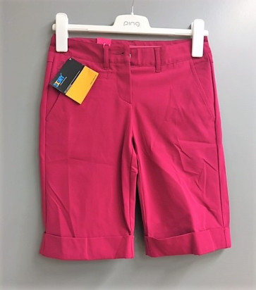 Alberto Dame Shorts - Mørkerøde/Lillarøde - str. 32