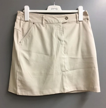 Palm Grove Dame Skort - Navy Stribet - str. Medium