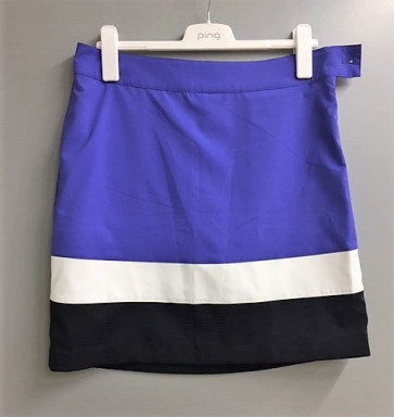 Abacus Dame Skort - Lilla/Hvid/Sort - str. 40
