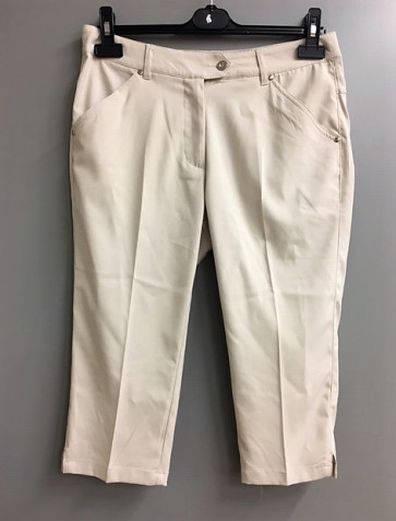 Palm Grove Dame 3/4 Bukser - Beige - str. Medium