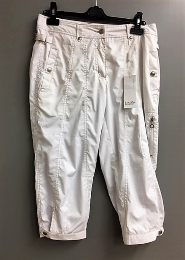 Daily Dame 3/4 Bukser - Hvide - str. 38