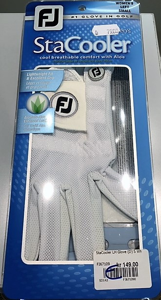 3 stk. Footjoy StaCooler Damehandske til VENSTRE hånd (HØJREHÅNDET spiller) - str. Small