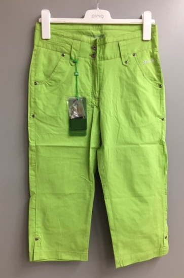 Backtee Dame 3/4 Bukser - Grønne - str. 38