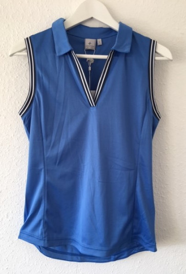 Cross 2018 Womens Nostalgia Polo SL - Royal Blue - str. Medium. Kollektionsprøve