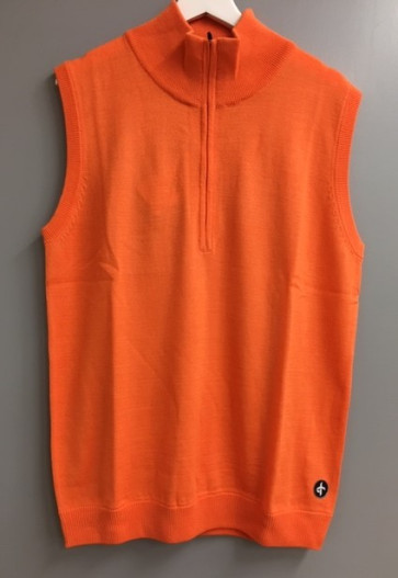 Cross 2018 Mens T-Neck Vest - Orange - str. Large. Kollektionsprøve