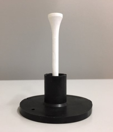 Gummitee på 20mm + plads til tee oveni