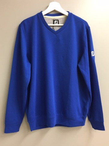 Footjoy Herre Spun V-Hals Pullover - Mørkeblå - str. Medium