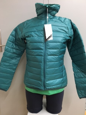 Cross Dame Edge Down Jacket - Grøn i str. Medium (TÆTsiddende) - (kollektionsprøve) - (vejl. udsalgspris = kr. 1.399)