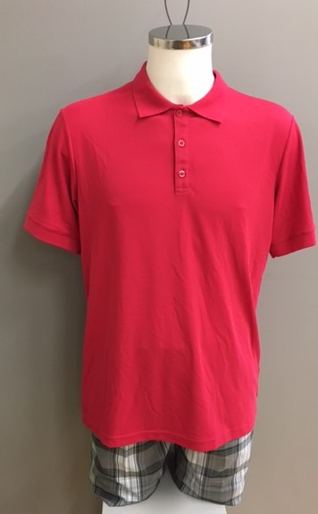 Cross Mens Classic Polo - Raspberry - str. Large (Kollektionsprøve) (Vejl. udsalgspris = kr. 499)