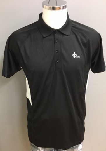 Cross Mens Tour Polo - Sort i str. Large