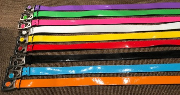 Bælter i PU materiale - 125cm. er totallængden