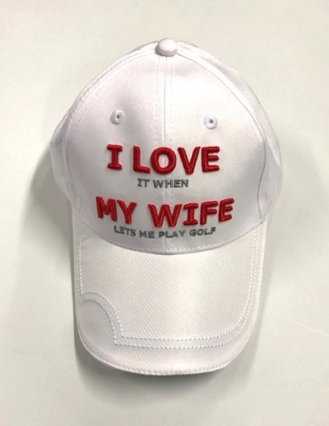 Cap - Hvid - I love it when....