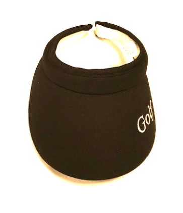 Dame Visor - Sort m/Golf