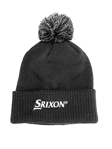 Sort Beanie (m/Srixon)