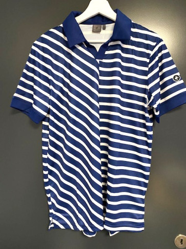 Cross Mens Twisted Polo - Twilight Blue i str. Large (Kollektionsprøve) - (Vejl. udsalgspris er kr. 649,-)