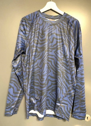 Cross M/W Armour Top - Navy Zebra i str. Large (Kollektionsprøve) - (Vejl. udsalgspris er kr. 499,-)