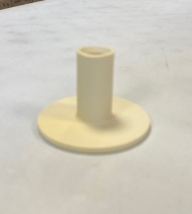 Gummitee på 35mm til Driving Range - råhvid