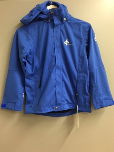 Cross Junior Pro Hood Jacket - Blå i str. 134-140 (kollektionsprøve)