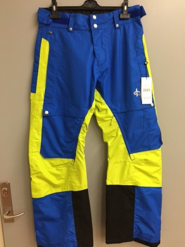 Cross Herre Sala Ski Bukser - Blå/Gul i str. Small