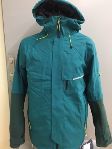 Cross Herre 2 Lags Edge Ski Jakke - Storm Green i str. Large (kollektionsprøve) - (Vejl. udsalgspris = kr. 3.499,-)