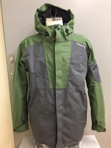 Cross Herre Cloud Ski Jakke - Grå/Grøn i str. Large (kollektionsprøve) - (Vejl. udsalgspris kr. 2.799,-)