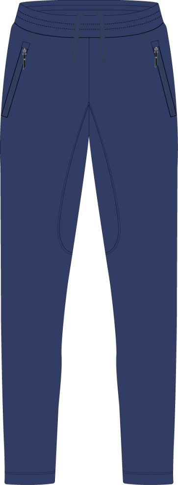 Cross Mens Active Pants - Twilight Blue i str. Small