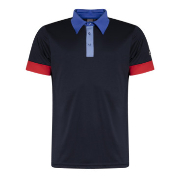 Cross Mens Block Polo - Navy i str. Medium