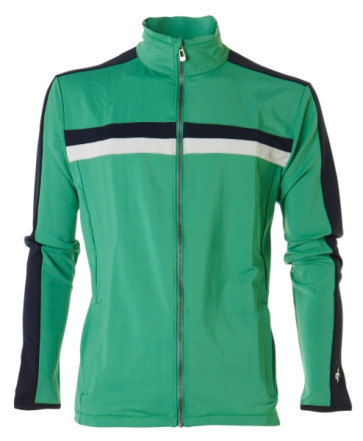 Cross Herre Dalhem Full Zip Pullover - Deep Grass Green i str. Large - (kollektionsprøve) - (vejl. udsalgspris = kr. 899)