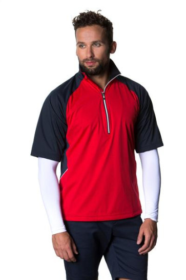 Cross Herre Wind SS Pullover - Rød i str. Large - (kollektionsprøve) - (vejl. udsalgspris = kr. 899)