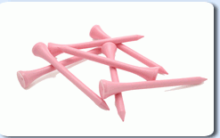 Pink (matte) Tees - 500pack