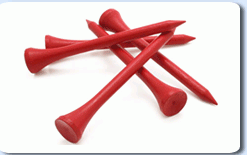 Røde Tees - 100pack - 70mm