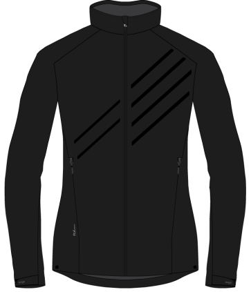 Cross Womens Edge Jacket  - Sort i str. X/Small