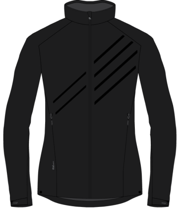 Cross Womens Edge Jacket - Sort i str. Medium (Kollektionsprøve) - (Vejl. udsalgspris er kr. 2.999,-)