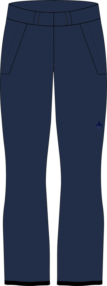 Cross Womens Pro Pants - Navy i str. 2XL - SHORT = 75 cm som er 5 cm. kortere end standard/regular