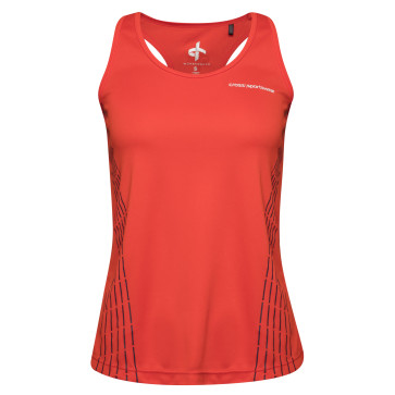 Cross Womens Tank Top - Red Revolution i str. Medium