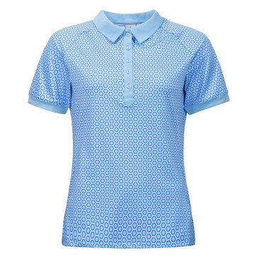 Cross 2018 Womens Dot Polo - Placid Blue - str. Medium. Kollektionsprøve