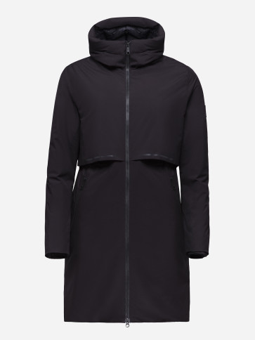 Cross Womens Down Parka - Sort i str. X/Large