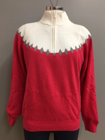 Cross Dame Halo Pullover - Raspberry i str. Medium - (kollektionsprøve) - (vejl. udsalgspris = kr. 899)