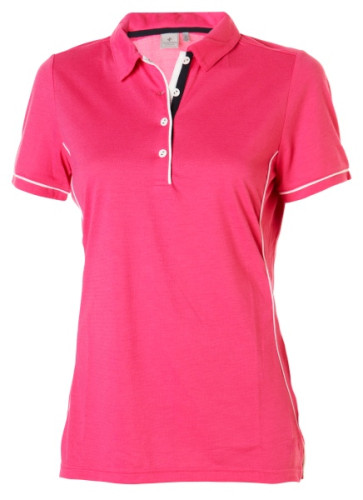 Cross Womens Kathy Polo SS - Flamingo Pink i str. Medium (Kollektionsprøve) (Vejl. udsalgspris = kr. 599)