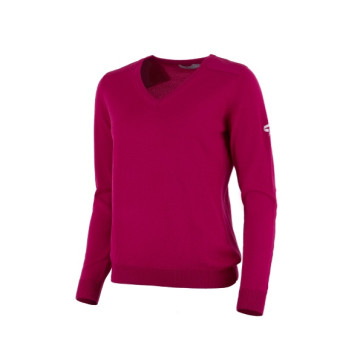 Cross Dame Classic V-Hals - Cerise i str. Medium - (kollektionsprøve) - (vejl. udsalgspris = kr. 599)