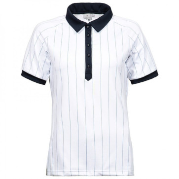 Cross Womens Pinstripe Polo