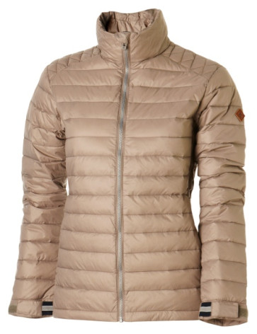 Cross Dame Pro Down Jacket - Cinder i str. Medium (Tætsiddende) - (kollektionsprøve) - (vejl. udsalgspris = kr. 1.699)