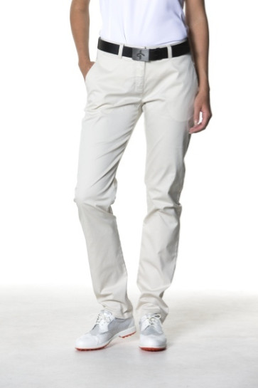 Cross Womens Rute Chinos - Pumice Stone i str. 38 (Kollektionsprøve) - (Vejl. udsalgspris = kr. 799,-)