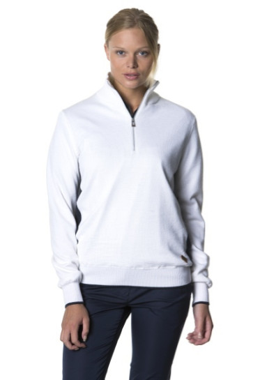 Cross Dame Storm Pullover - Hvid i str. Medium - (kollektionsprøve) - (vejl. udsalgspris = kr. 1.099)