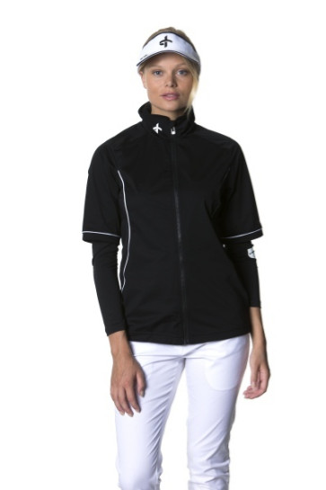 Cross Dame Wind SS Jacket - Sort i str. Medium - (kollektionsprøve) - (vejl. udsalgspris = kr. 899)