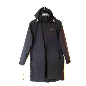 Abacus Womens Links Raincoat - Sort i str. Medium - (Kollektionsprøve) - (Vejl. udsalgspris er kr. 1.399,-)