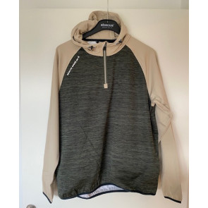 Abacus Mens Kingsbarns Hybrid Hoodie - Forest Melange i str. Large - (Kollektionsprøve) - (Vejl. udsalgspris er kr. 899,-)