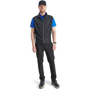 Abacus Mens Ganton Wind Vest - Sort i str. Large - (Kollektionsprøve) - (Vejl. udsalgspris er kr. 449,-)