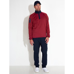 Abacus Mens Arden Midlayer - Cranberry i str. Large - (Kollektionsprøve) - (Vejl. udsalgspris er kr. 799,-)